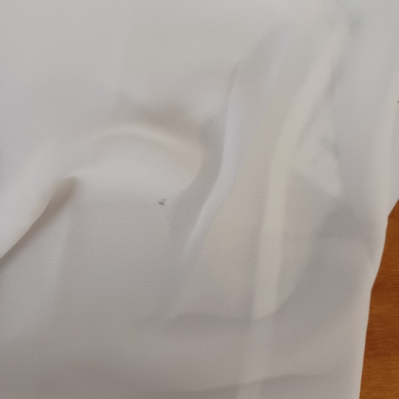 Halogen Cross Front Blouse Long Sleeve Color Ivory Cloud Size XXL - Picture 11 of 14